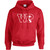 WPS Adult Heavy Blend 50/50 Hooded Sweatshirt - Red (WPS-015-RE)