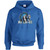 BCF Adult Heavy Blend Hooded Sweatshirt - Royal Blue (BCF-006-RO)