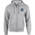 BCF Adult Heavy Blend 50/50 Full Zip Hooded Sweatshirt - Sport Grey (BCF-008-SG)