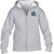 BCF Youth Heavy Blend 50/50 Full Zip Hooded Sweatshirt - Sport Grey (BCF-308-SG)