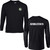 OLA Adult Ultra Cotton Long-Sleeve Athletics T-Shirt - Black (Design 03) (OLA-007-BK)
