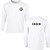 OLA Men’s Ultra Cotton Long-Sleeve Staff T-Shirt - White (Design 03) (OLA-113-WH)