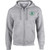 HOL Adult Heavy Blend 50/50 Full Zip Hoodie - Sport Grey (HOL-006-SG)