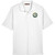 OLA Men's Advantage Snag Protection Plus Staff Polo - White (Design 1) (OLA-130-WH)