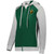 MPC Augusta Ladies Three-Season Fleece Full Zip Hoodie - Dark Green/Grey Heather (MPC-228-DG)