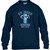SIJ Youth Heavy Blend 50/50 Fleece Crew - Navy (SIJ-303-NY)