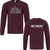 STT Adult Everyday Cotton Long Sleeve T-Shirt (Student) - Maroon (STT-006-MA)