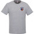 JES Men’s Crewneck Ring Spun Combed Cotton Tee - Athletic Grey Heather (JES-109-AH)