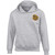 NOR Youth Heavy Blend 50/50 Hooded Sweatshirt with Design 1 - Sport Grey (Student) (NOR-301-SG)