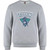 SES Adult Crewneck Pullover Sweatshirt - Athletic Grey (SES-006-AG)