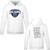 BCL Youth Grad Pullover Hoodie - White (BCL-308-WH)