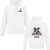 DEP Adult Fleece Hooded Sweartshirt - White (Staff) (DEP-009-WH)