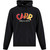 EMI Adult Everyday Fleece Hooded Sweatshirt with Embroidered Logo - Black (Design 7) (EMI-027-BK)