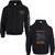 WPS Adult Heavy Blend 50/50 Grad Hooded Sweatshirt - Black (WPS-023-BK)