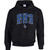 SIL Adult Heavy Blend Hooded Sweatshirt (Design 2) - Black (SIL-011-BK)