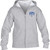 SIL Youth Heavy Blend Full Zip Hooded Sweatshirt (Design 2) - Sport Grey (SIL-313-SG)