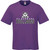 BAB Parkour Youth Ring Spun Combed Cotton Crewneck T-Shirt - Purple (BAB-303-PU)