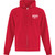 COH Adult Fleece Full Zip Hooded Sweatshirt - Red (COH-003-RE)