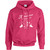 KIN Adult Heavy Blend Hooded Sweatshirt - Heliconia (Design 2) (KIN-003-HE)