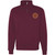 SSB Adult Nublend Cadet Collar Quarter-Zip Sweatshirt - Maroon (Design 3) (SSB-013-MA)