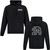 CMP Adult Everyday Fleece Hooded Sweatshirt - Black (Design 2) (CMP-005-BK)