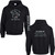 SPP Adult Heavy Blend Hooded Grad Sweatshirt - Black (SPP-001-BK)