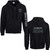 SPP Adult Heavy Blend Full-Zip Hooded Grad Sweatshirt - Black (SPP-002-BK)
