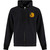 CNM Adult Fleece Full Zip Hooded Sweatshirt - Black (CNM-008-BK) 