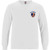 ES Breeze Adult Ring Spun Combed Cotton Long Sleeve Crewneck T-Shirt - White (JES-013-WH)