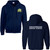 GNB Adult Full Zip Hoodie - Navy (GNB-005-NY)