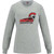 DUN Breeze Women's Ring Spun Combed Cotton Long Sleeve Crewneck T-Shirt - Athletic Grey Heather (DUN-232-AH)
