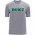 DOC Adult Moisture Wicking Performance T-Shirt with New Duke Logo - Heather Grey (DOC-038-HG)