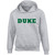 DOC Youth Heavy Blend Hooded Sweatshirt with New Duke Logo - Sport Grey (DOC-340-SG)