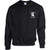 SDS Adult Heavy Blend Fleece Crew (Design - 4) - Black (SDS-013-BK)