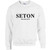 STN Adult Heavy Blend Fleece Crew with Embroidered Logo - White