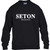 STN Youth Heavy Blend Fleece Crew with Printed Logo - Black (STN-307-BK)