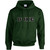 DOC Adult Heavy Blend Hooded Sweatshirt - Forest Green (DOC-049-FO)