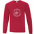 MIC St Michaels Adult Crested Long Sleeve T-Shirt - Red (MIC-008-RE)
