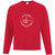 MIC St Michaels Adult Crested Crewneck Sweater - Red (MIC-010-RE)
