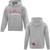 BLL Youth Grad Fleece Hooded Sweatshirt - Grey - Embroidered (BLL-305-GY)
