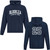 BLL Adult Grad Fleece Hooded Sweatshirt - Navy - Printed (BLL-006-NY)