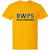 BWS Adult Ultra Cotton T-shirt - Gold (Students) - Design 2 (BWS-031-GO)