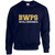  BWS Adult Heavy Blend 50/50 Fleece Crew - Navy (Students) - Design 2 (BWS-026-NY)