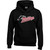 MOR Youth Heavy Blend Hooded Sweatshirt with Mustangs Distressed Logo - Black (MOR-307-BK)