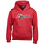 MOR Youth Heavy Blend Hooded Sweatshirt with Mustangs Distressed Logo - Red (MOR-307-RE)