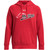 MOR Under Armour Women's Rival Fleece Hoodie with Mustangs Distressed Logo - Red (Staff) (MOR-228-RE)