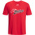 MOR Under Armour Men's Short Sleeve TeamTech Tee with Mustangs Distressed Logo - Red (Staff) (MOR-129-RE)