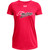 MOR Under Armour Women’s Short Sleeve Tech Tee with Mustangs Distressed Logo - Red (Staff) (MOR-229-RE)