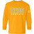 BRS Youth Long Sleeve Cotton T-Shirt with Paw- Gold (BRS-312-GO)