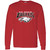 EVN Unisex Heavy Cotton Long Sleeve Student T-Shirt - Red (Design 1) (EVN-021-RE)